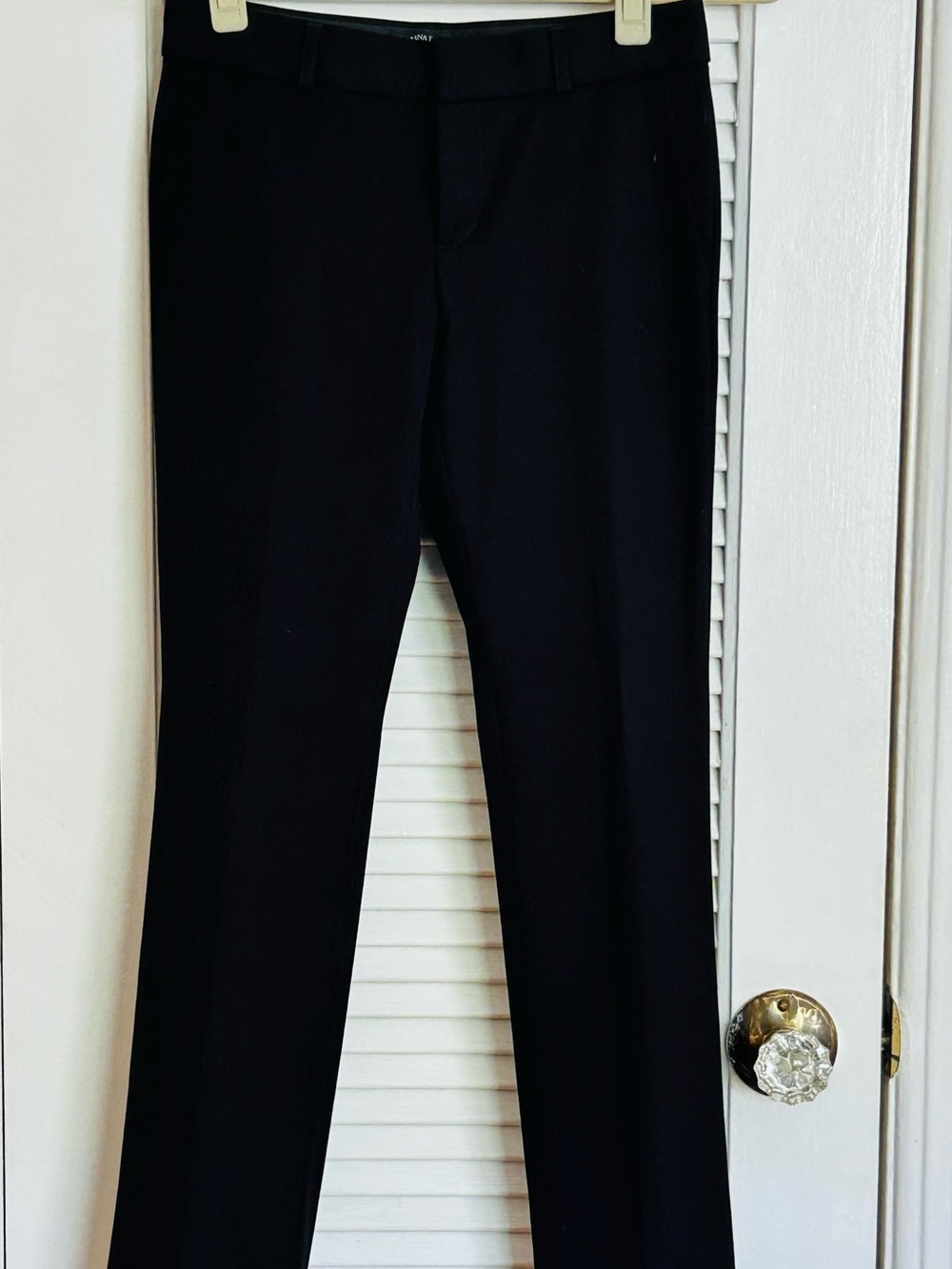 Banana Republic Black Straight-Leg Pants